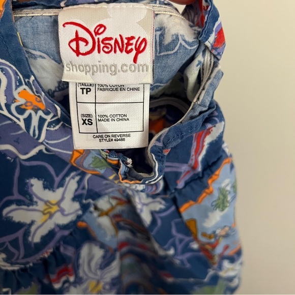 Vintage Disney Mickey & Friends Tropical Tiki Holiday Dress-Girls Size XS - Picture 5 of 5